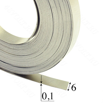 Никелированная лента 6*0,1